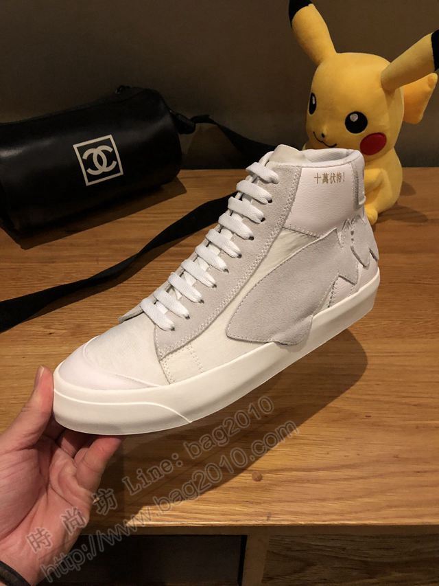 Nike男鞋 2019秋冬 耐克聯名Air Jordan 1最新系列 耐克高幫磨砂牛皮休閒男鞋  hdx13090